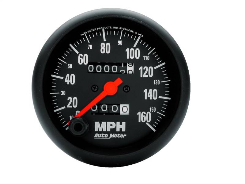 AutoMeter - AutoMeter GAUGE, SPEEDOMETER, 3 3/8" , 160MPH, MECHANICAL, Z-SERIES 2694