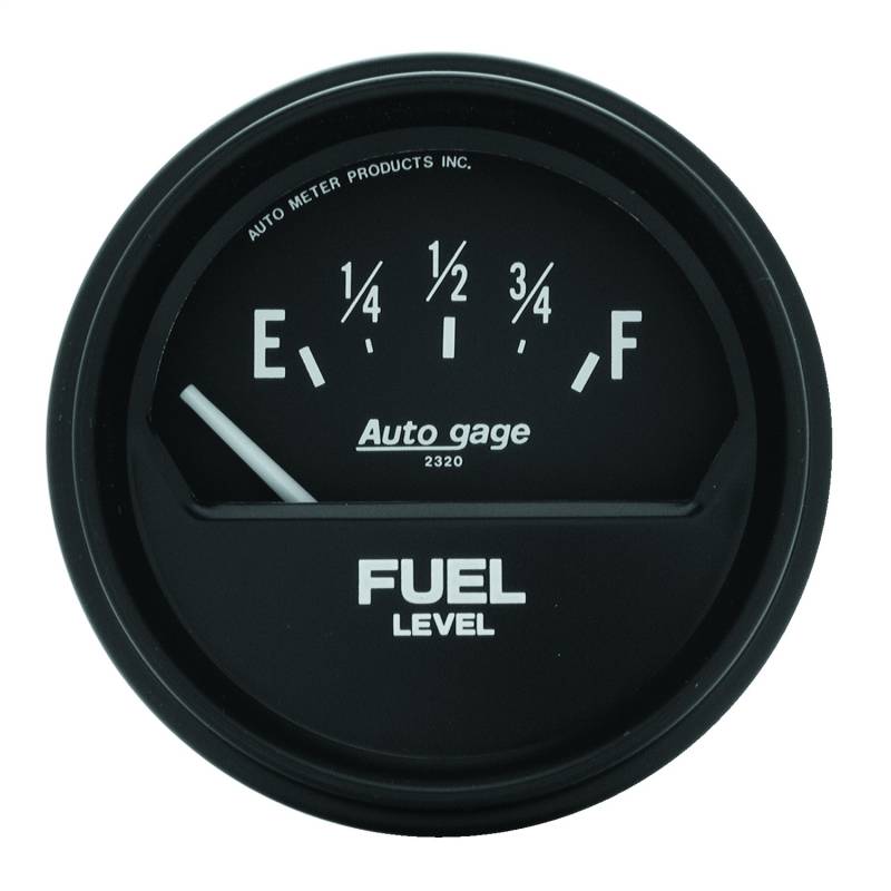 AutoMeter - AutoMeter GAUGE, FUEL LEVEL, 2 5/8" , 73OE TO 10OF, ELEC, BLACK, AUTOGAGE 2315
