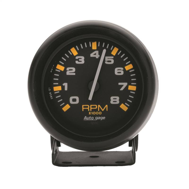 AutoMeter - AutoMeter GAUGE, TACHOMETER, 2 3/4" , 8K RPM, PEDESTAL, BLK DIAL BLK CASE, AUTOGAGE 2305