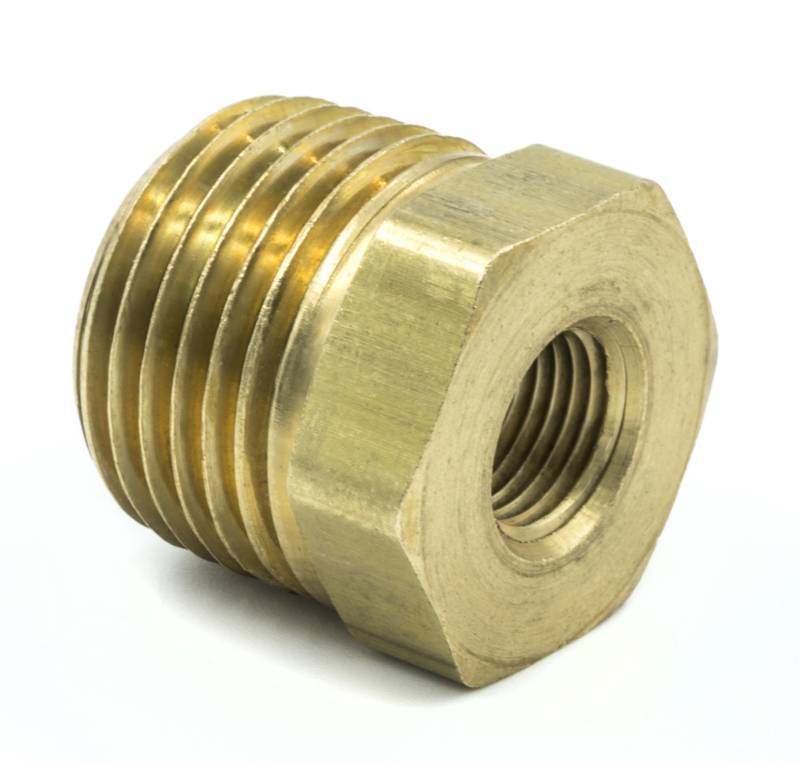 AutoMeter - AutoMeter FITTING, ADAPTER, 1/2" NPT MALE, 1/8" NPT FEMALE, BRASS 2285