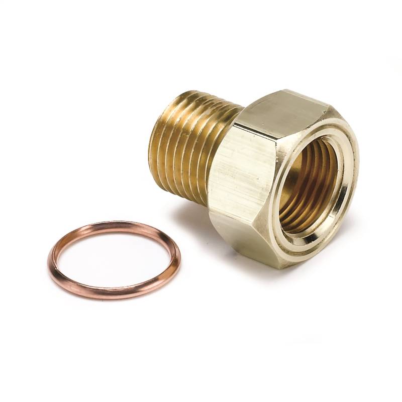 AutoMeter - AutoMeter FITTING, ADAPTER, M16X1.5 MALE, BRASS, FOR MECH. TEMP. GAUGE 2275