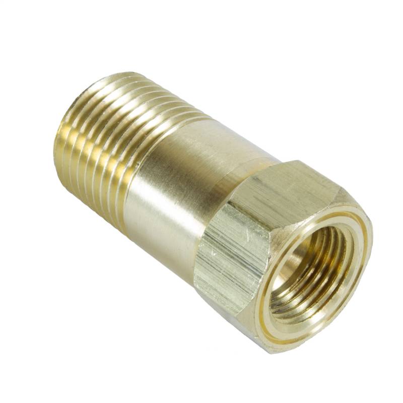 AutoMeter - AutoMeter FITTING, ADAPTER, 1/2" NPT MALE, EXTENSION, BRASS, FOR MECH. TEMP. GAUGE 2270