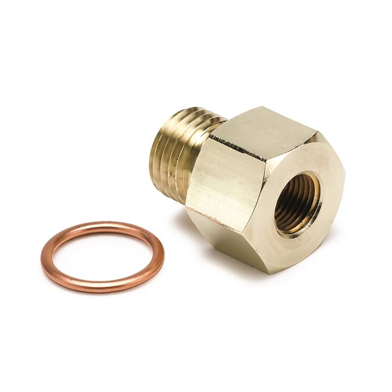 AutoMeter - AutoMeter FITTING, ADAPTER, METRIC, M14X1.5 MALE TO 1/8" NPTF FEMALE, BRASS 2267