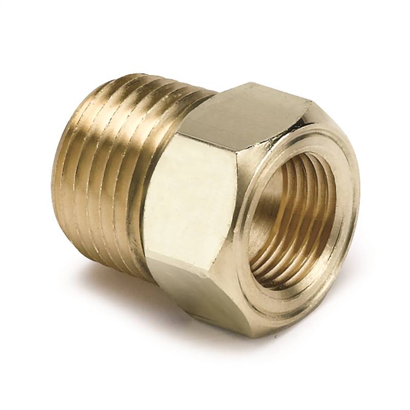 AutoMeter - AutoMeter FITTING, ADAPTER, 1/2" NPT MALE, BRASS, FOR MECH.TEMP. GAUGE 2264