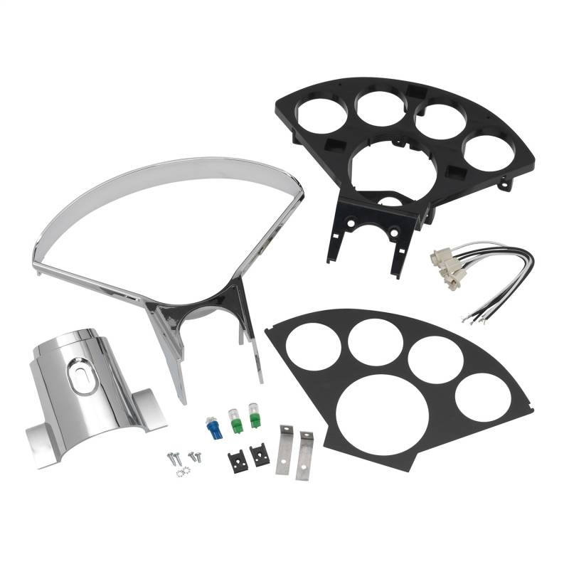 AutoMeter - AutoMeter GAUGE MOUNT, DIRECT FIT DASH PANEL, (3 3/8" , 2 1/16" X4), CHEVROLET 55-56 2207