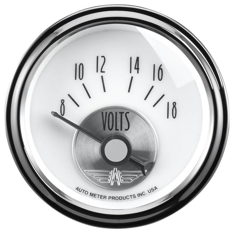 AutoMeter - AutoMeter GAUGE, VOLTMETER, 2 1/16" , 18V, ELEC, PRESTIGE PEARL 2094