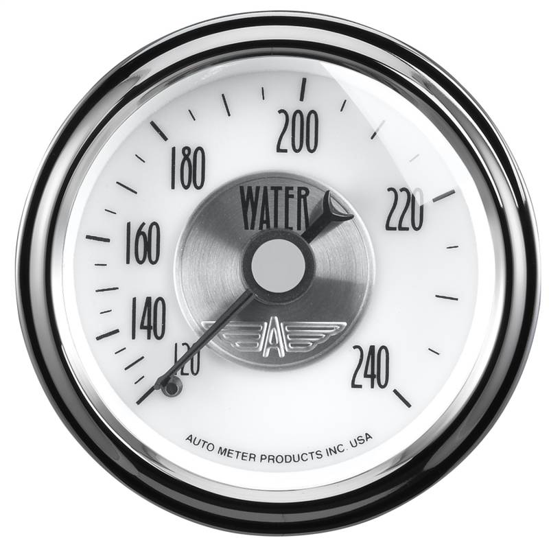 AutoMeter - AutoMeter GAUGE, WATER TEMP, 2 1/16" , 240 Degrees F, MECH, PRESTIGE PEARL 2031