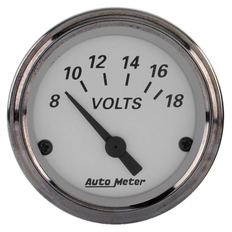 AutoMeter - AutoMeter GAUGE, VOLTMETER, 2 1/16" , 18V, ELEC, AMERICAN PLATINUM 1992