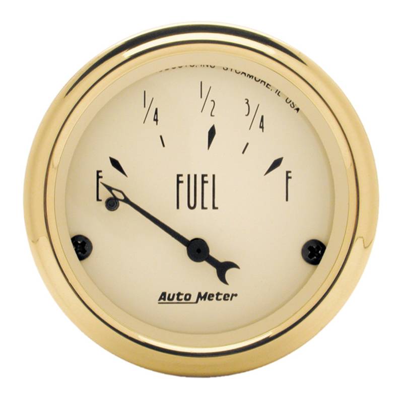 AutoMeter - AutoMeter GAUGE, FUEL LEVEL, 2 1/16" , 73OE TO 10OF, ELEC, GOLDEN OLDIES 1505