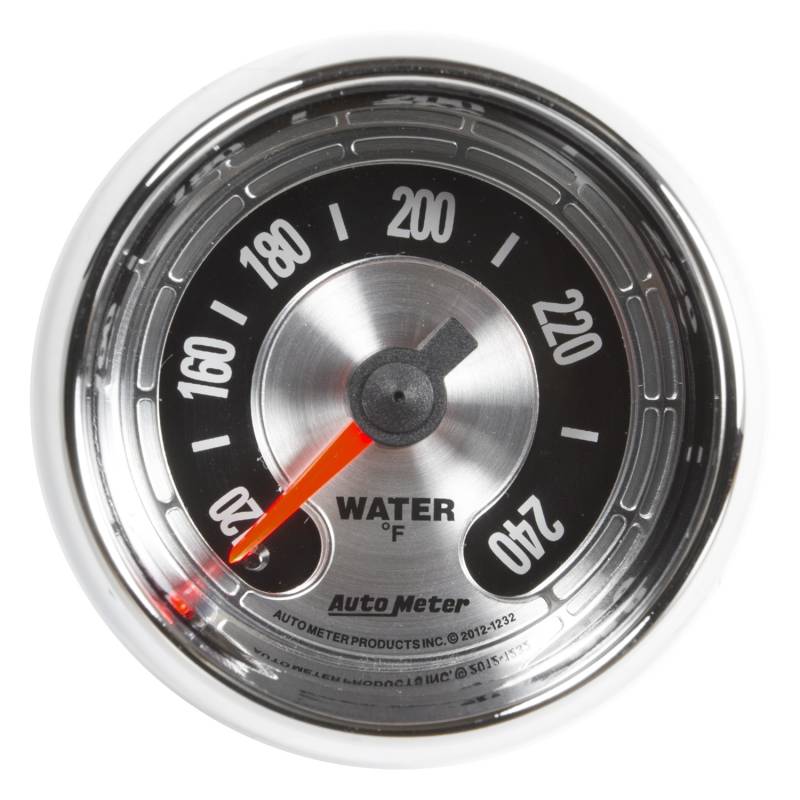 AutoMeter - AutoMeter GAUGE, WATER TEMP, 2 1/16" , 240 Degrees F, MECH, AMERICAN MUSCLE 1232