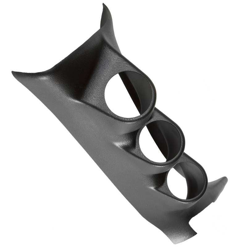 AutoMeter - AutoMeter GAUGE MOUNT, A-PILLAR, FULL, TRIPLE, 2 1/16" , CHALLENGER 08-14 12226