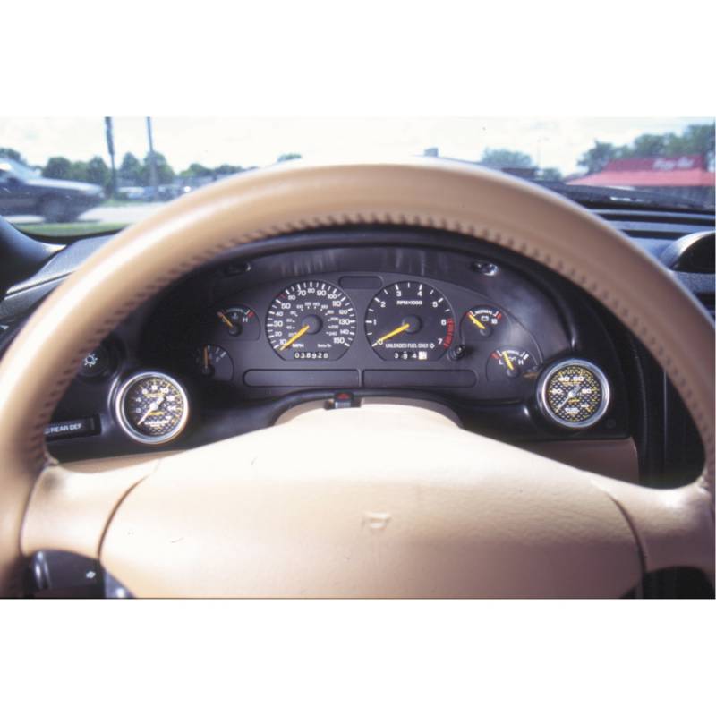 AutoMeter - AutoMeter GAUGE MOUNT, INSTRUMENT CLUSTER BEZEL, DUAL, 2 1/16" , FORD MUSTANG 94-00 SN95 10003