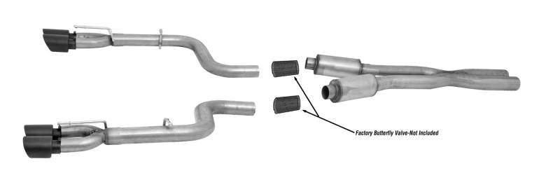 Gibson Performance Exhaust - Gibson Performance Exhaust Dual Exhaust System 617010-B