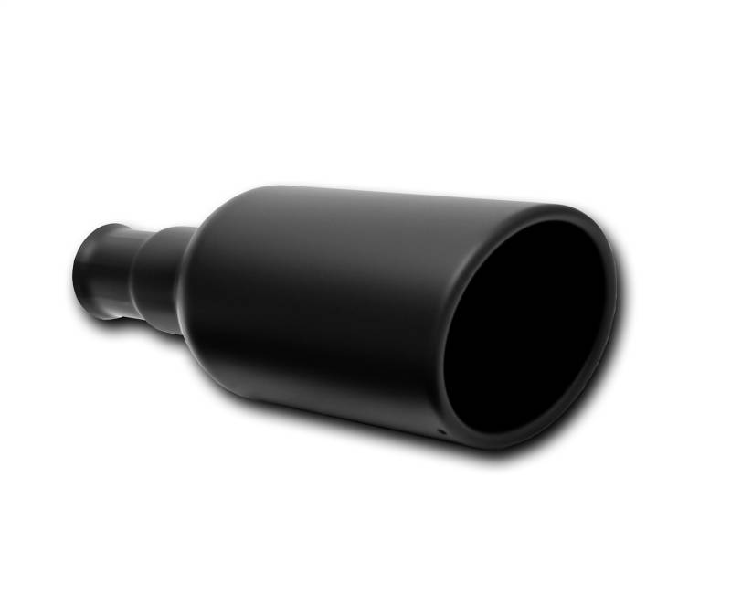 Gibson Performance Exhaust - Gibson Performance Exhaust Stainless Steel Tip>Rolled Edge Angle Tip 500682-B