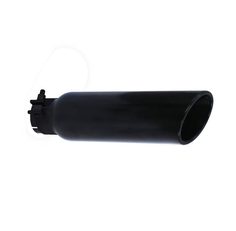Go Rhino - Go Rhino Black Powder Coated Stainless Steel Exhaust Tip GRT35514B