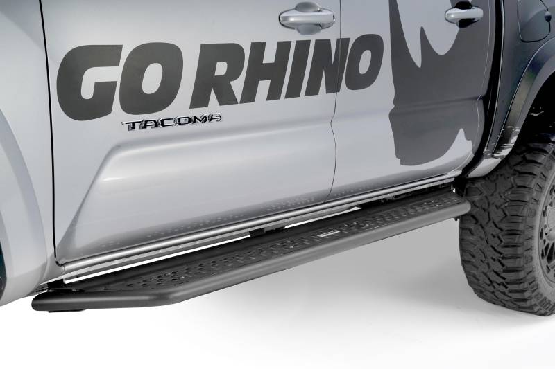 Go Rhino - Go Rhino Dominator Xtreme D6 Side Steps with Mounting Brackets Kit - Double Cab Only D64429T