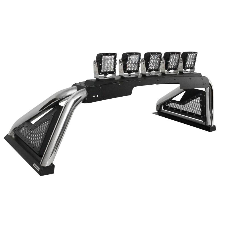 Go Rhino - Go Rhino Sport Bar 2.0 with Power Actuated Retractable Light Mount 918600PS
