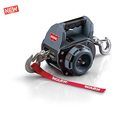Warn - Warn Handheld Portable Powered By Standard Portable Drill 500 LB Cap 30 Ft Wire Rope 910500