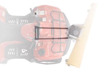 Warn - Warn Center Kit Black Includes Mounting Bracket and Hardware 89613