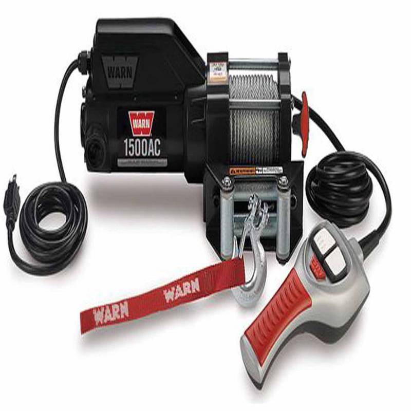 Warn - Warn Portable Utility Winch 1500 LB Cap 43 Ft Wire Rope 85330