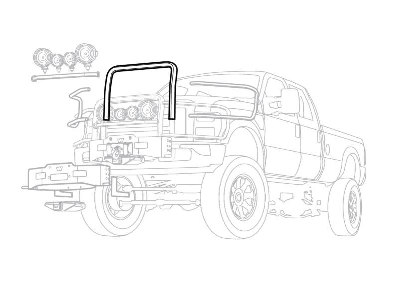 Warn - Warn Grille Guard 75790