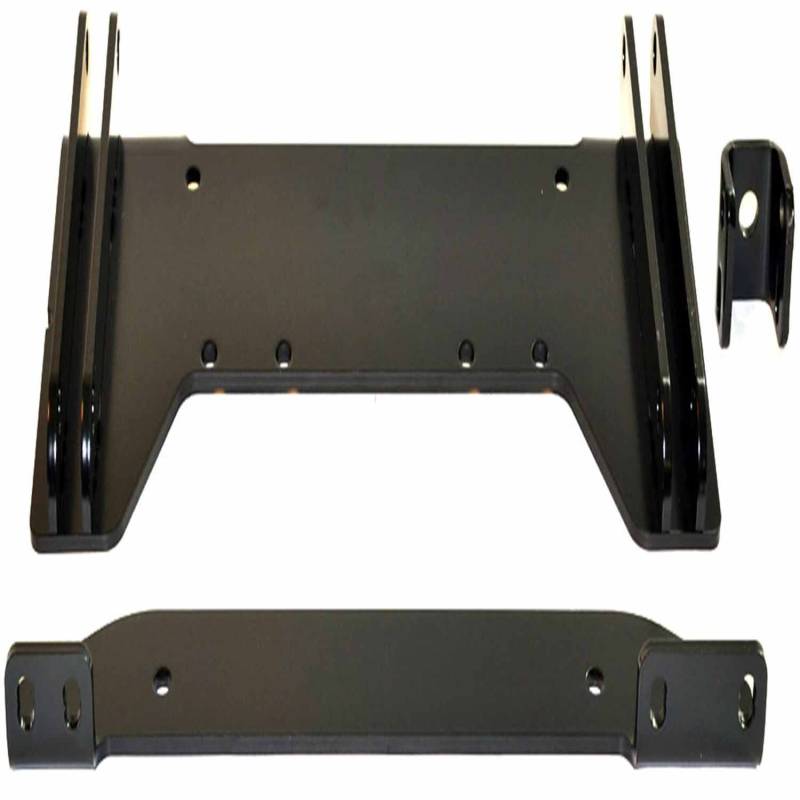 Warn - Warn Center Kit Black Includes Mounting Bracket and Hardware 63936