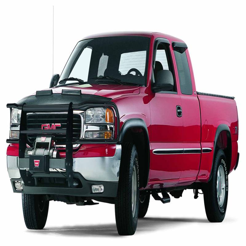 Warn - Warn Without Insert Bars; Powder Coated; Black; Grille Guard Required 30146