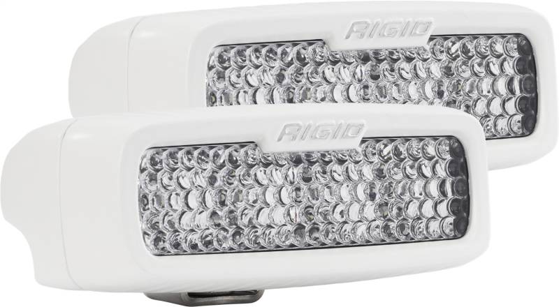 RIGID Industries - RIGID Industries RIGID SR-Q Series PRO, Flood Diffused, Surface Mount, White Housing, PAIR 945513