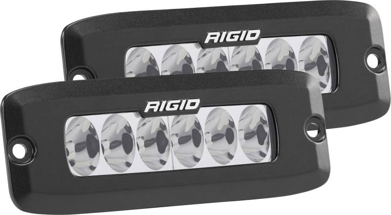RIGID Industries - RIGID Industries RIGID SR-Q Series PRO,Driving Optic, Flush Mount, Black Housing, Pair 935313