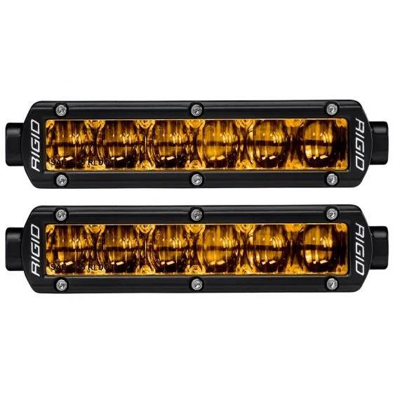 RIGID Industries - RIGID Industries RIGID SR-Series DOT/SAE J583 6 Inch Selective Yellow LED Fog Light, Pair 906704