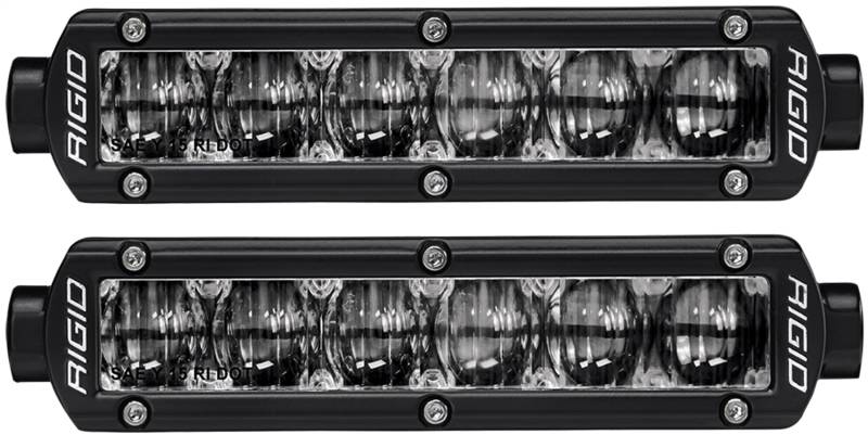 RIGID Industries - RIGID Industries RIGID SR-Series DOT/SAE J583 6 Inch White LED Fog Light, PAIR 906703
