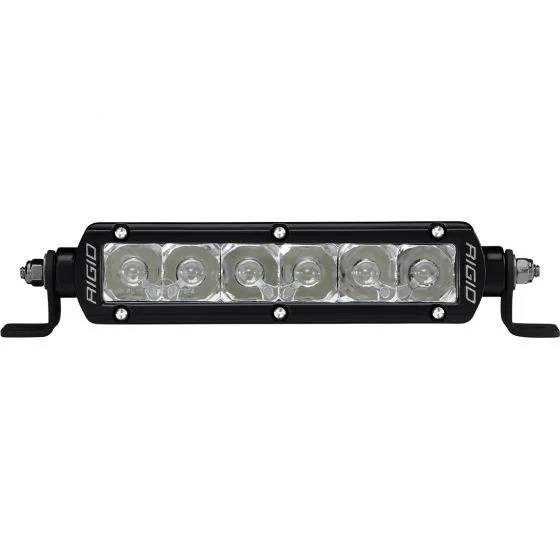RIGID Industries - RIGID Industries RIGID SR-Series LED Light, E-Mark Certified, Spot Optic, 6 Inch, Black Housing 906212EM