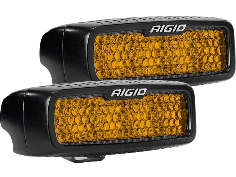 RIGID Industries - RIGID Industries RIGID SR-Q Rear Facing Light, High/Low, Yellow, Diffused, Surface Mount, Pair 90161