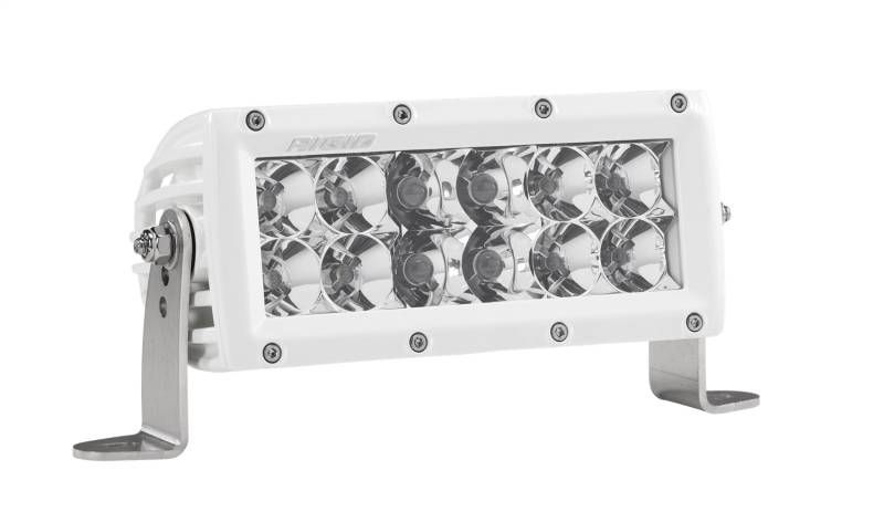 RIGID Industries - RIGID Industries RIGID E-Series PRO LED Light, Spot/Flood Combo, 6 Inch, White Housing 806313
