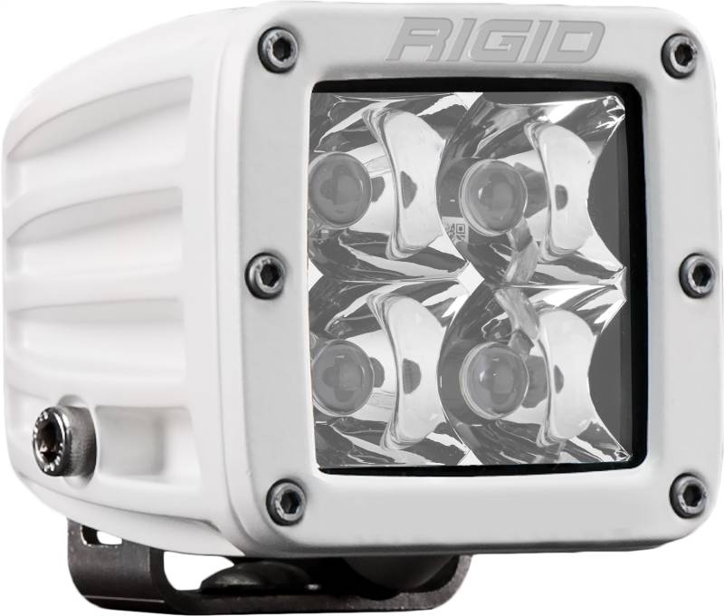 RIGID Industries - RIGID Industries RIGID D-Series PRO LED Light, Spot Optic, Surface Mount, White Housing, Single 601213