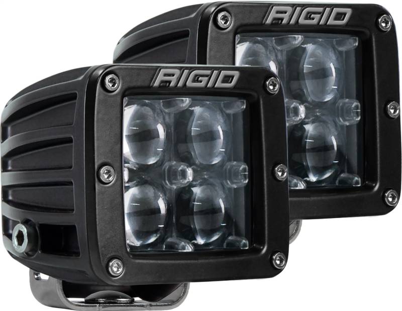 RIGID Industries - RIGID Industries RIGID D-Series PRO LED Light, Hyperspot Optic, Surface Mount, Black Housing,Pair 504713