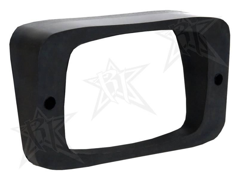 RIGID Industries - RIGID Industries RIGID SR-M Series 15 Degree Up Or Down Angled Flush Mount Gasket, Black 49001