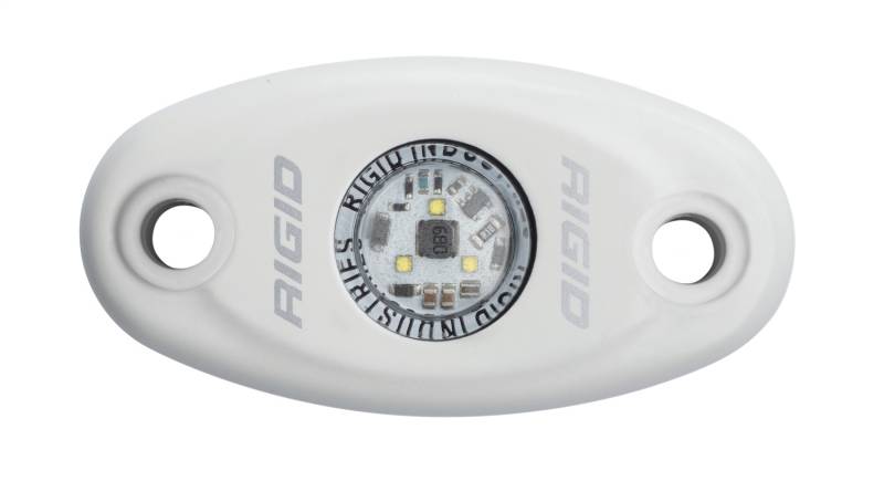 RIGID Industries - RIGID Industries RIGID A-Series LED Light, Low Power, Cool White, White Housing, Single 480153