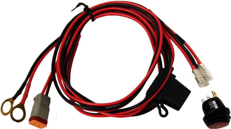 RIGID Industries - RIGID Industries RIGID Wire Harness, Fits 4-6 Inch E-Series, 6-10Inch SR-Series, Single Unit Pods 40199