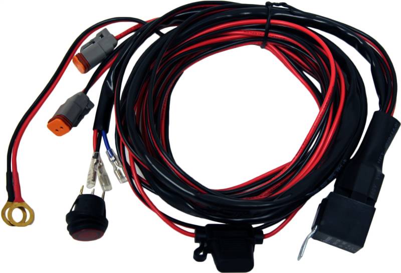 RIGID Industries - RIGID Industries RIGID Wire Harness, Fits D-Series Pair And SR-Q Series Pair With 6 LEDs 40196