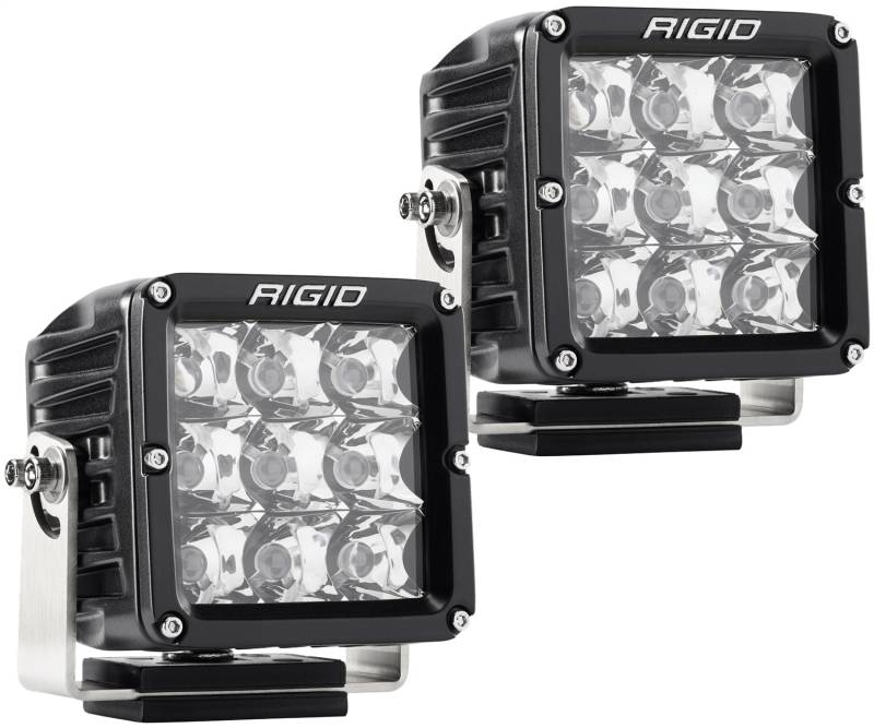 RIGID Industries - RIGID Industries RIGID D-XL PRO LED Light, Spot Optic, Surface Mount, Black Housing, Pair 322213