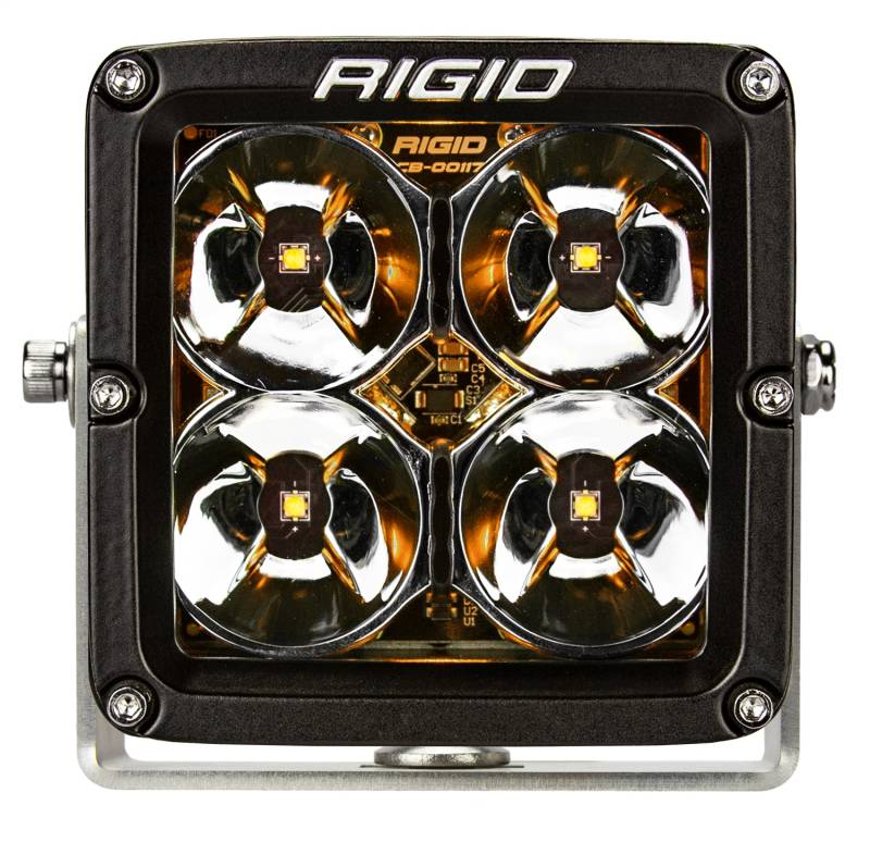 RIGID Industries - RIGID Industries RIGID Radiance Pod XL With Amber Backlight, Surface Mount, Black Housing, Pair 32205