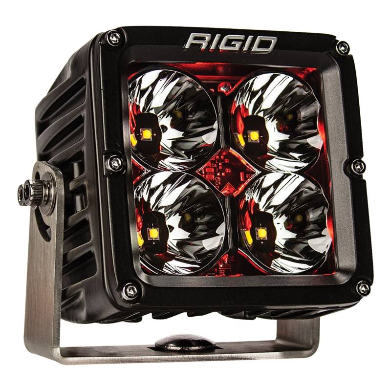 RIGID Industries - RIGID Industries RIGID Radiance Pod XL With Red Backlight, Surface Mount, Black Housing, Pair 32203