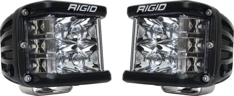 RIGID Industries - RIGID Industries RIGID D-SS PRO Side Shooter, Spot Optic, Surface Mount, Black Housing, Pair 262213