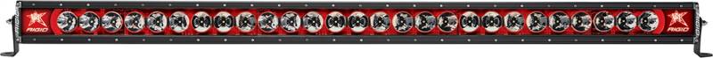 RIGID Industries - RIGID Industries RIGID Radiance Plus LED Light Bar, Broad-Spot Optic, 50 Inch With Red Backlight 250023