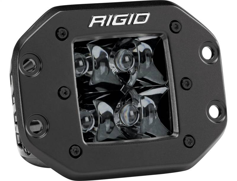 RIGID Industries - RIGID Industries RIGID D-Series PRO Midnight Edition, Spot Optic, Flush Mount, Pair 211213BLK