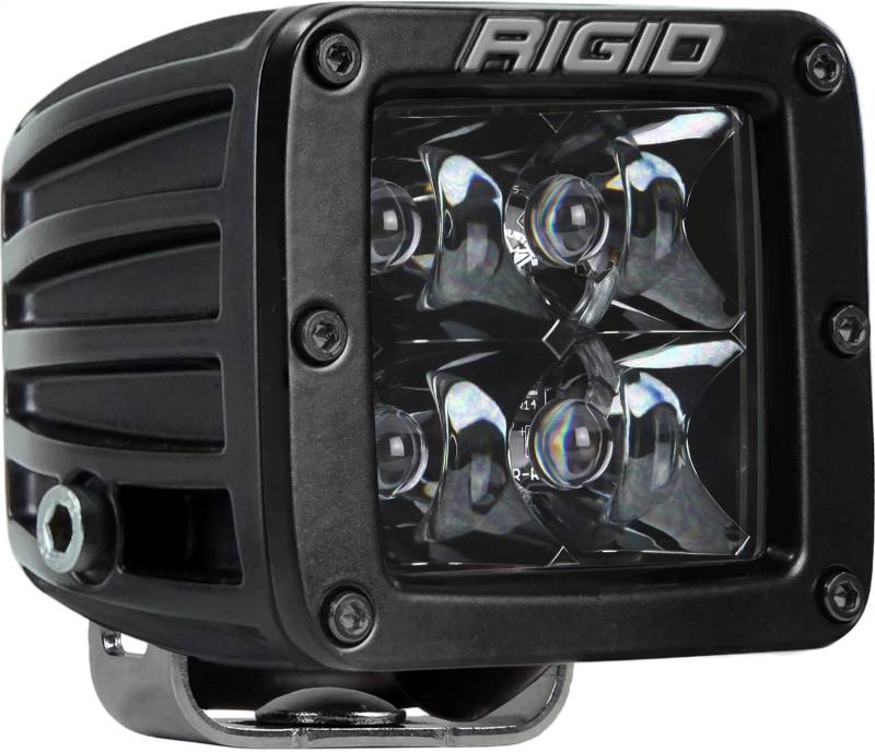 RIGID Industries - RIGID Industries RIGID D-Series PRO Midnight Edition, Spot Optic, Surface Mount, Single 201213BLK