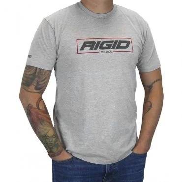 RIGID Industries - RIGID Industries RIGID T-Shirt, Established 2006, Grey, Large 1067
