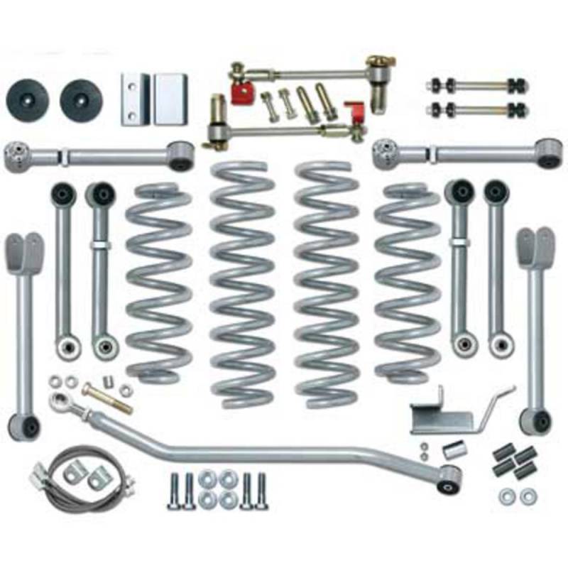 Rubicon Express - Rubicon Express Extreme-Duty Long Arm Rear Tri-Link Suspension Upgrade Kit RE7532