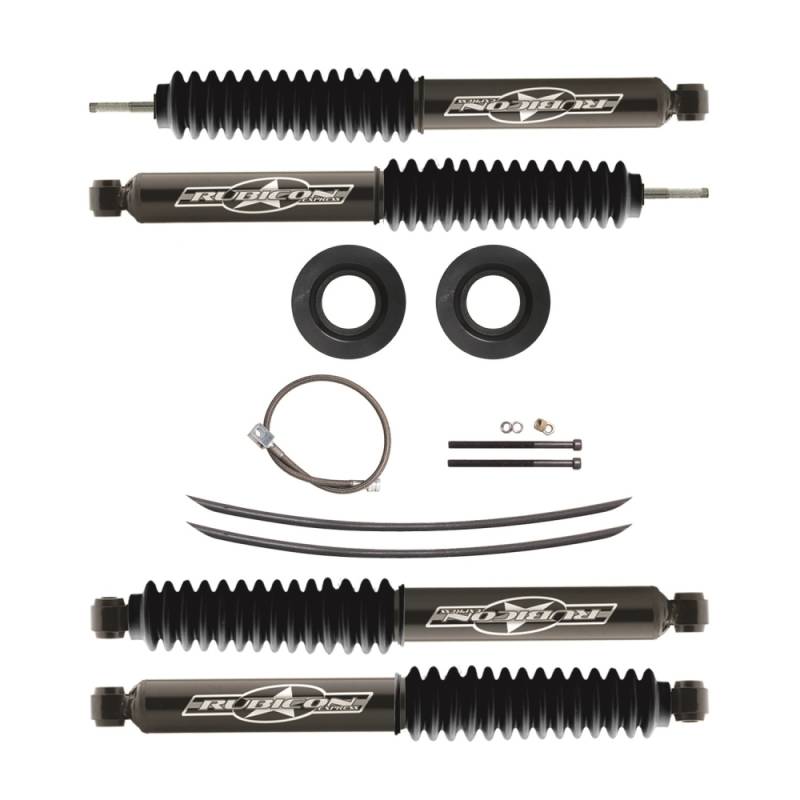Rubicon Express - Rubicon Express 2 Inch Economy Lift Kit With Rear Add-A-Leafs And Twin Tube Shocks RE6160